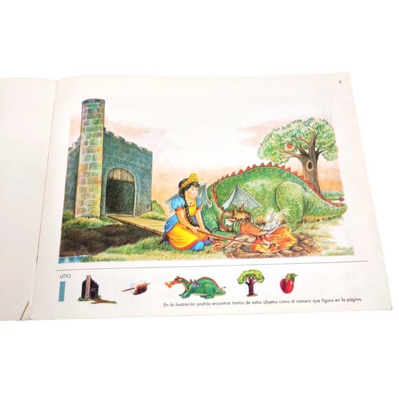 De Uno A Cien. Paperback book for Number Teaching Counting to 100 - No CD - Picture 7 of 9